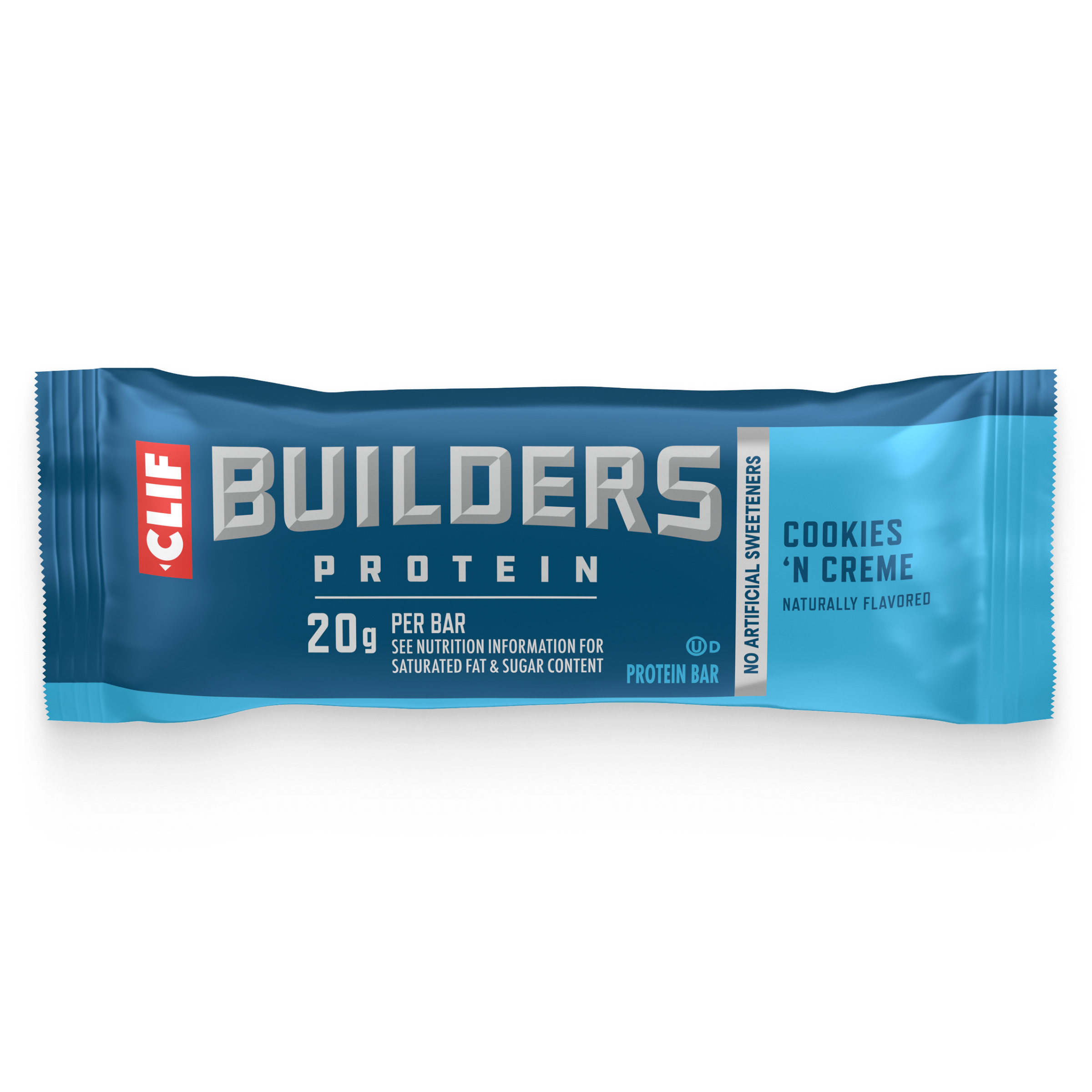 CLIF BUILDERS Cookies 'N Creme Flavor Plant Based Protein Bars